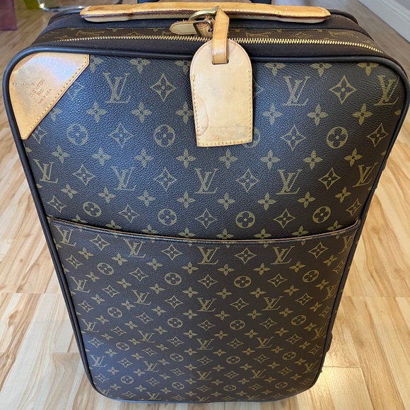 Louis Vuitton Pegase Monogram Travel Carry Bag Suitcase 55 Used